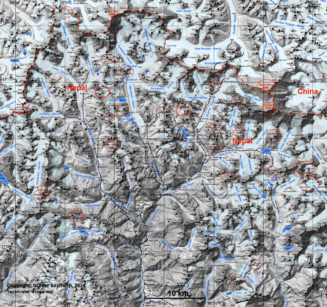 Khumbu-Region - westlicher Teil